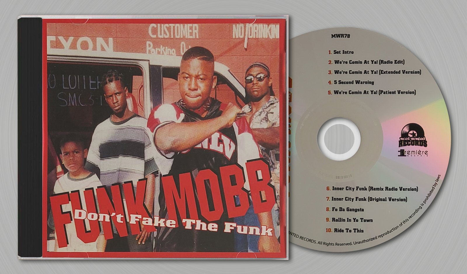 CD: Funk Mobb - Don't Fake The Funk 1994-2023 REISSUE (Stockton